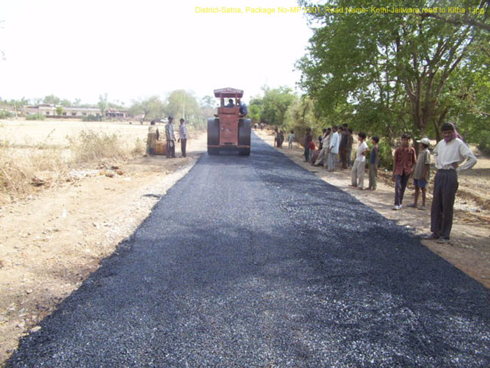 District-Satna, Package No-MP 5001, Road Name- Kothi-Jaitwara road to Kitha 1